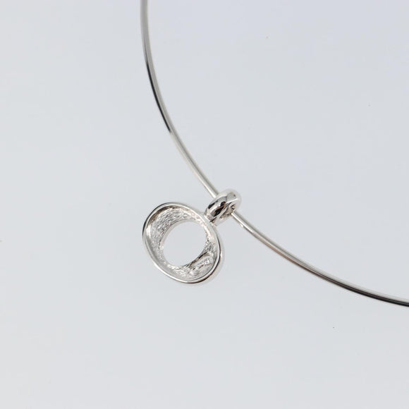 Christian Dior Choker metal Silver Auth sw1695