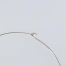 Christian Dior Choker metal Silver Auth sw1695-7