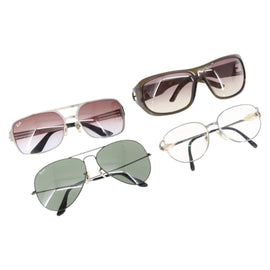 Ray-Ban Celine Gucci Sunglasses Plastic 4Set Black Auth sw1699