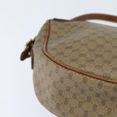 GUCCI Micro GG Supreme Shoulder Bag PVC Beige Gold 001 984 4001 Auth SW1700-9