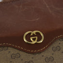 GUCCI Micro GG Supreme Shoulder Bag PVC Beige Gold 001 984 4001 Auth SW1700-10