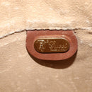 GUCCI Micro GG Supreme Shoulder Bag PVC Beige Gold 001 984 4001 Auth SW1700-17