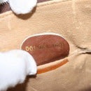 GUCCI Micro GG Supreme Shoulder Bag PVC Beige Gold 001 984 4001 Auth SW1700-12