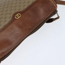 GUCCI Micro GG Supreme Shoulder Bag PVC Beige Gold 001 984 4001 Auth SW1700-6