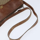 GUCCI Micro GG Supreme Shoulder Bag PVC Beige Gold 001 984 4001 Auth SW1700-7