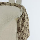 GUCCI GG Canvas Tote Bag Beige Gold 223972 Auth SW1704-14