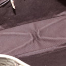 GUCCI GG Canvas Tote Bag Beige Silver 113017 Auth SW1705-10