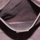 GUCCI GG Canvas Tote Bag Beige Silver 113017 Auth SW1705-11