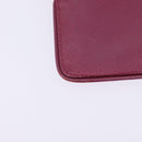 PRADA Shoulder Bag Safiano leather Pink Silver Auth SW1708-15