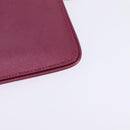 PRADA Shoulder Bag Safiano leather Pink Silver Auth SW1708-16