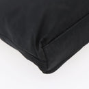 PRADA Tote Bag Nylon Black Silver Auth SW1710-16