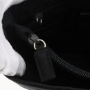 PRADA Tote Bag Nylon Black Silver Auth SW1710-10