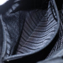 PRADA Tote Bag Nylon Black Silver Auth SW1710-21