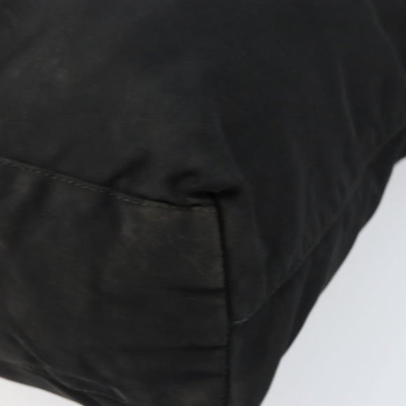 PRADA Shoulder Bag Nylon Black Silver Auth SW1711