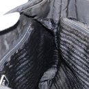 PRADA Shoulder Bag Nylon Black Silver Auth SW1711-19
