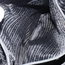 PRADA Shoulder Bag Nylon Black Silver Auth SW1711-22