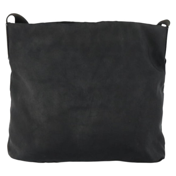 PRADA Shoulder Bag Nylon Black Silver Auth SW1711