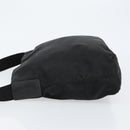 PRADA Shoulder Bag Nylon Black Silver Auth SW1711-4