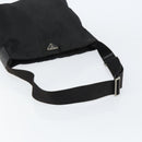 PRADA Shoulder Bag Nylon Black Silver Auth SW1711-7