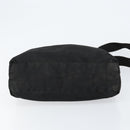 PRADA Shoulder Bag Nylon Black Silver Auth SW1711-5