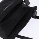 PRADA Hand Bag Nylon Leather Black Silver Auth SW1713-6