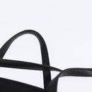 PRADA Hand Bag Nylon Leather Black Silver Auth SW1713-8