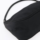 PRADA Accessory Pouch Nylon Black Silver Auth SW1714-17