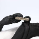 PRADA Accessory Pouch Nylon Black Silver Auth SW1714-10