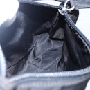 PRADA Accessory Pouch Nylon Black Silver Auth SW1714-20