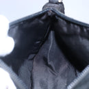 PRADA Accessory Pouch Nylon Black Silver Auth SW1714-21