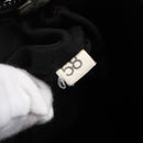 PRADA Accessory Pouch Nylon Black Silver Auth SW1714-12