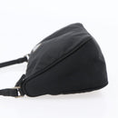 PRADA Accessoire Pouch Nylon Schwarz Silber Auth SW1714-3