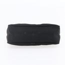 PRADA Accessoire Pouch Nylon Schwarz Silber Auth SW1714-5