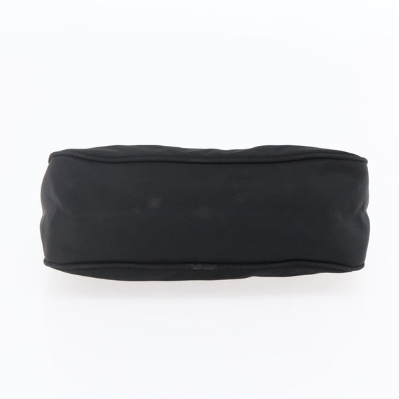 PRADA Accessoire Pouch Nylon Schwarz Silber Auth SW1714