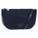 Christian Dior Trotter Canvas Shoulder Bag Navy Auth SW1716-1