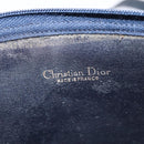 Christian Dior Trotter Canvas Shoulder Bag Navy Auth SW1716-11