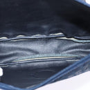 Christian Dior Trotter Canvas Shoulder Bag Navy Auth SW1716-12