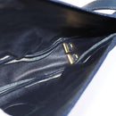 Christian Dior Trotter Canvas Shoulder Bag Navy Auth SW1716-17