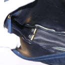 Christian Dior Trotter Canvas Shoulder Bag Navy Auth SW1716-18