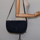 Christian Dior Trotter Canvas Shoulder Bag Navy Auth SW1716-19