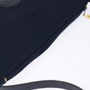 Christian Dior Trotter Canvas Shoulder Bag Navy Auth SW1716-6