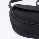 Christian Dior Trotter Canvas Shoulder Bag Black Gold Auth SW1717-14