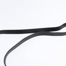 Christian Dior Trotter Canvas Shoulder Bag Black Gold Auth SW1717-8