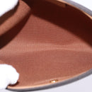 Christian Dior Honeycomb Canvas Chain Shoulder Bag PVC Black Gold Auth SW1718-12