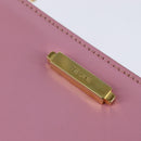 CELINE Hand Bag Leather 2way Pink Gold Auth SW1720-18