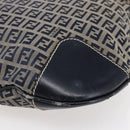 FENDI Zucchino Canvas Tote Bag Navy Auth SW1721-15