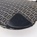 FENDI Zucchino Canvas Tote Bag Navy Auth SW1721-17
