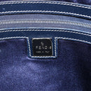 FENDI Zucchino Canvas Tote Bag Navy Auth SW1721-19