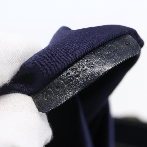 FENDI Zucchino Canvas Tote Bag Navy Auth SW1721