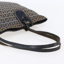 FENDI Zucchino Canvas Tote Bag Navy Auth SW1721-7